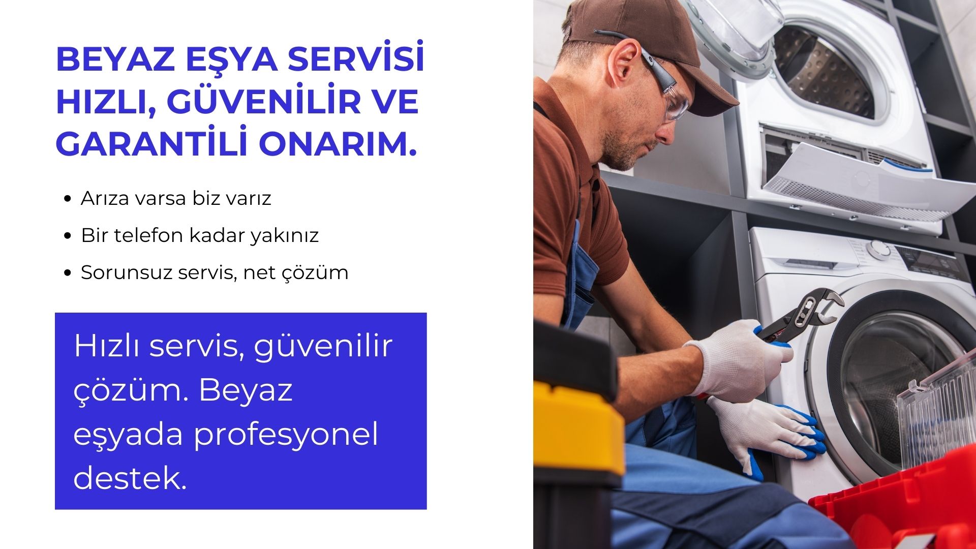 Servisariza İzmir beyaz eşya servisi - Hızlı tamir, orijinal parça ve garanti
